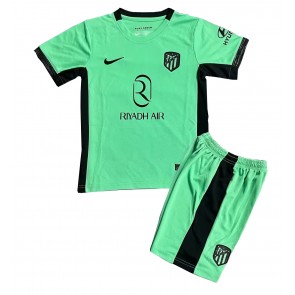 Atletico Madrid kläder Barn 2023-24 Tredje Tröja Kortärmad (+ korta byxor)